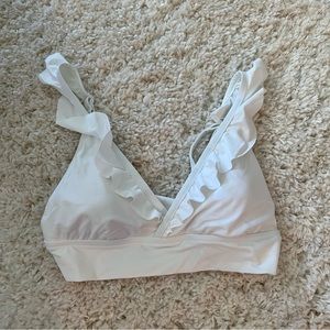 Aerie Frilly Swim Top